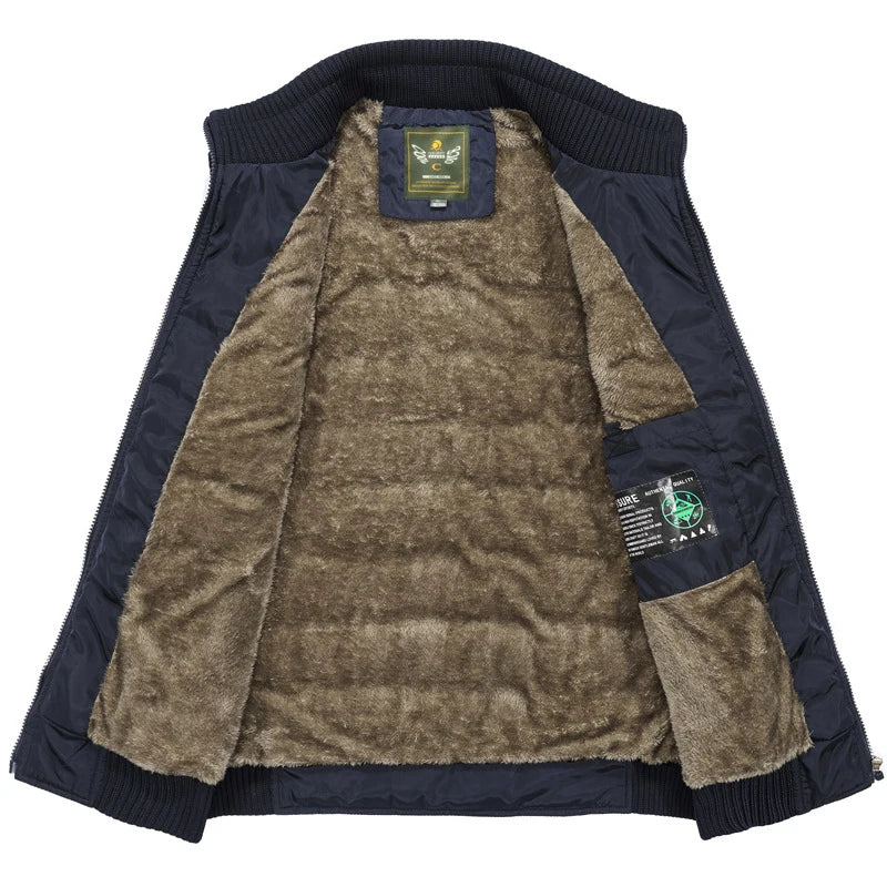 Men's winter wool sleeveless jacket,