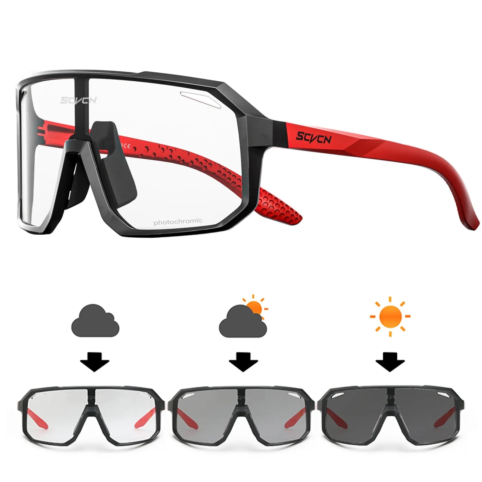 Road Cycling Glasses, UV400 Protection Glasses for Men and Women,