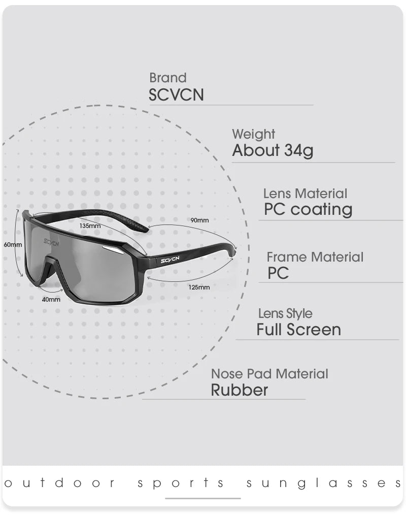 Road Cycling Glasses, UV400 Protection Glasses for Men and Women,