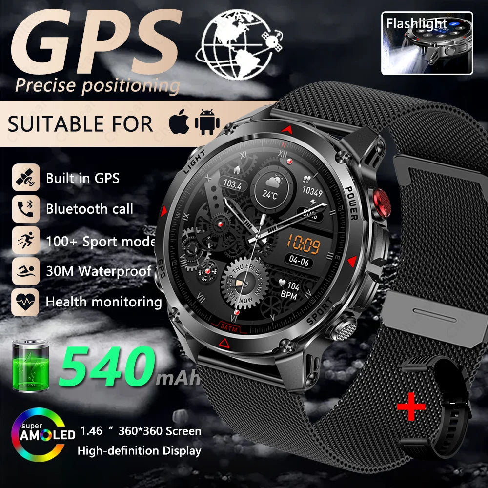 T-Rex 3 Smart Watch for Men, equipped with Global Positioning System (GPS)

ساعة T-Rex 3 الذكية للرجال، مزودة بنظام تحديد المواقع العالمي (GPS)