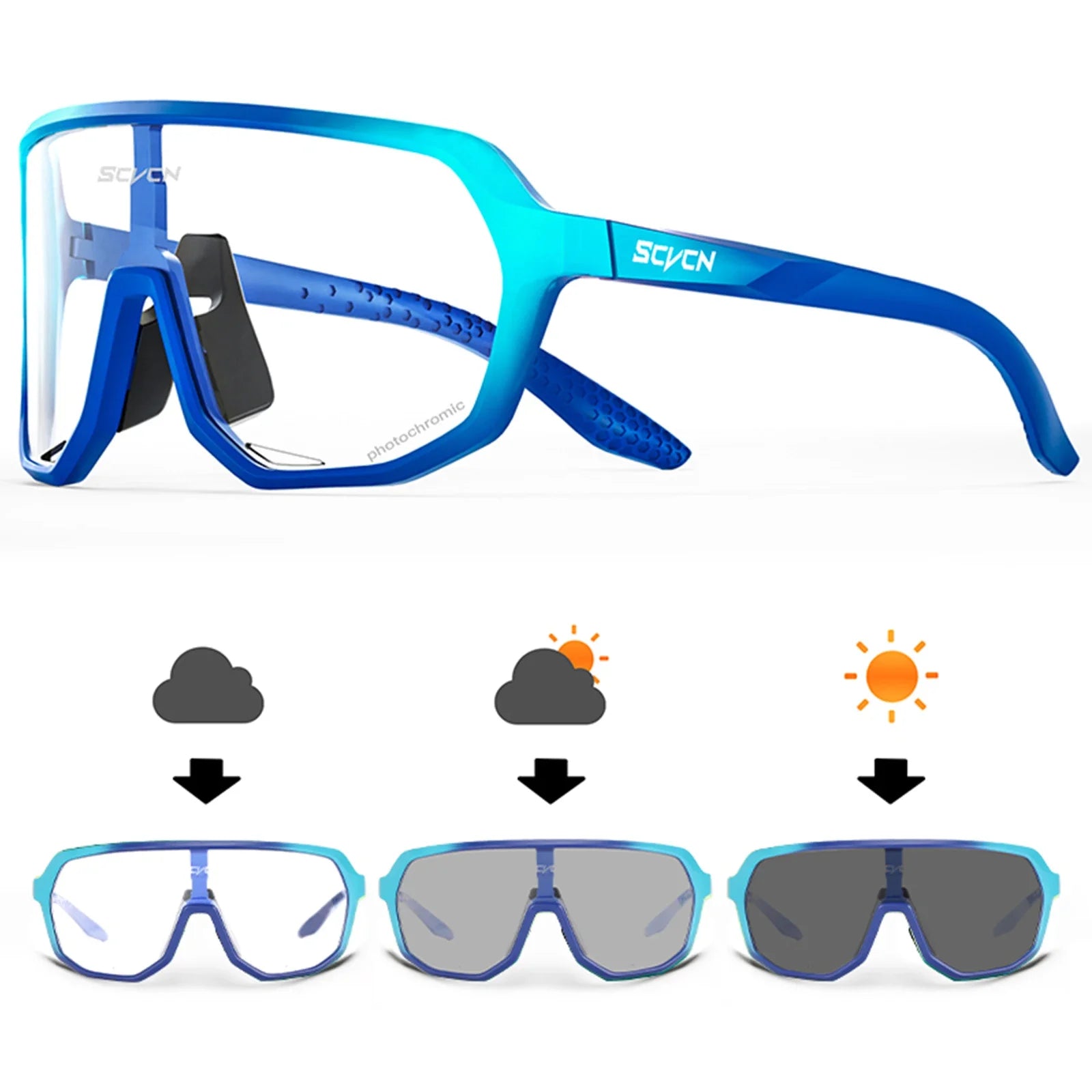 Road Cycling Glasses, UV400 Protection Glasses for Men and Women,