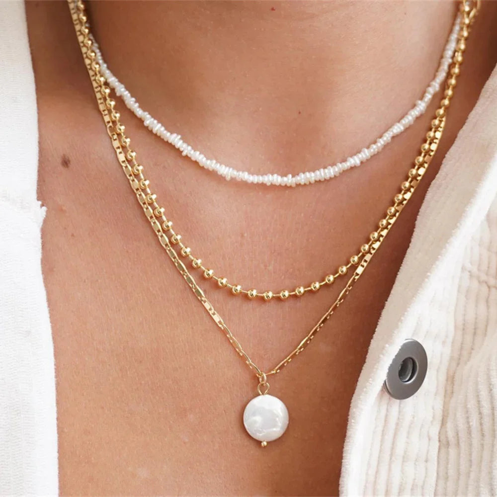Gold Plated Coin Head Pendant