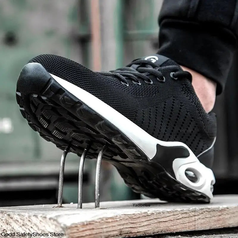 Steel toe safety shoes for men and women