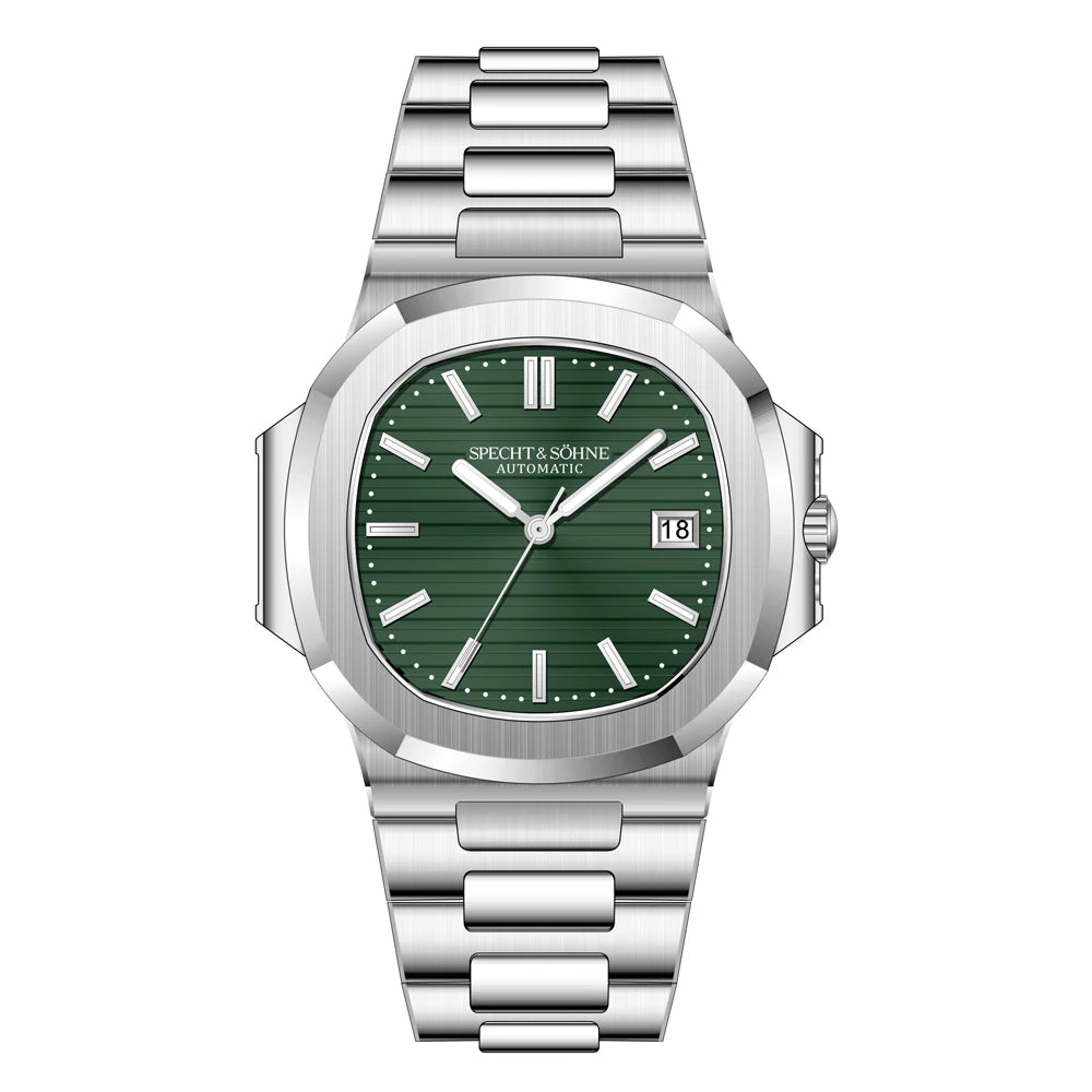 Spectrum Son Men's Automatic Mechanical Watch, Sapphire Crystal, Stainless Steel