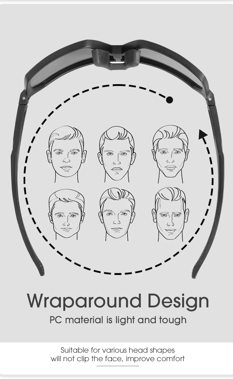 Road Cycling Glasses, UV400 Protection Glasses for Men and Women,