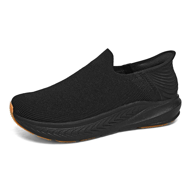 Zapatillas Hombre Punta Ancha | Malla Transpirable Suela Gruesa
