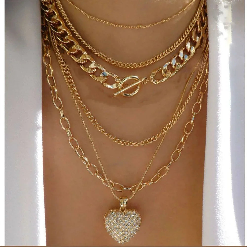 Gold Plated Coin Head Pendant