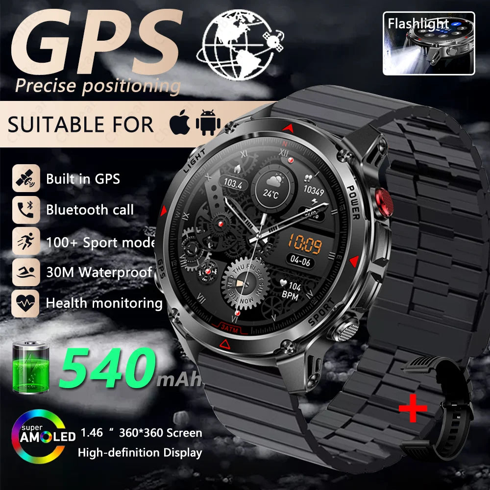 T-Rex 3 Smart Watch for Men, equipped with Global Positioning System (GPS)

ساعة T-Rex 3 الذكية للرجال، مزودة بنظام تحديد المواقع العالمي (GPS)