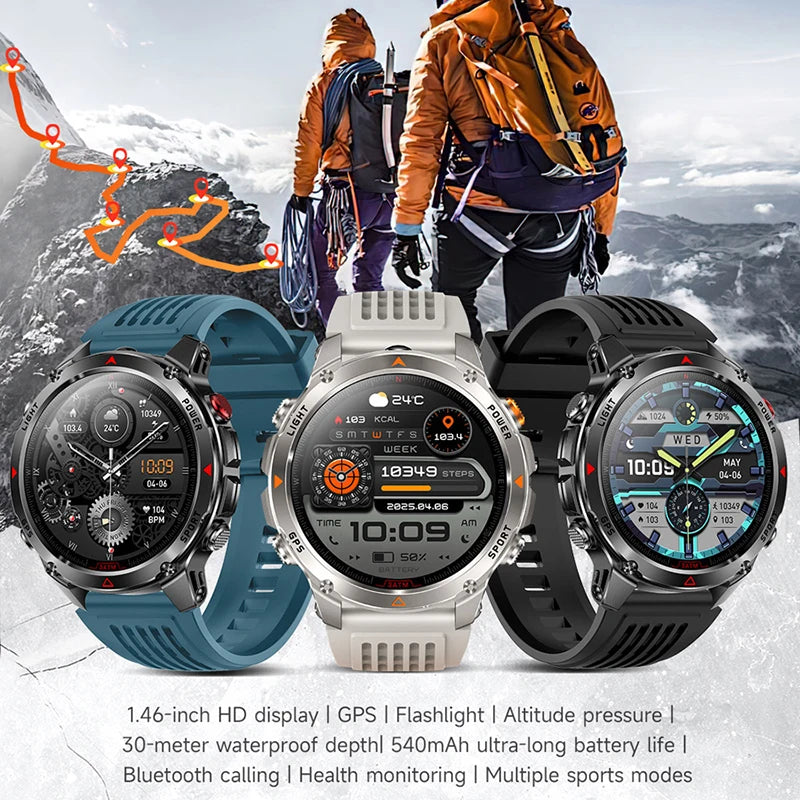 T-Rex 3 Smart Watch for Men, equipped with Global Positioning System (GPS)

ساعة T-Rex 3 الذكية للرجال، مزودة بنظام تحديد المواقع العالمي (GPS)