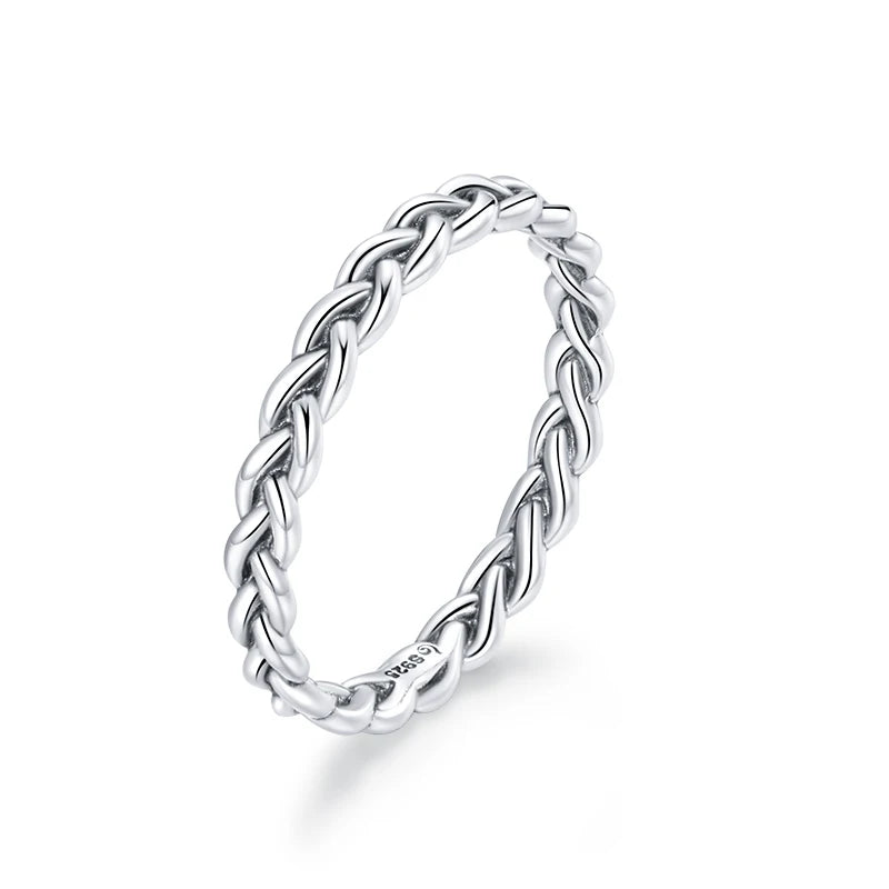Simple 925 Sterling Silver Rings for Women