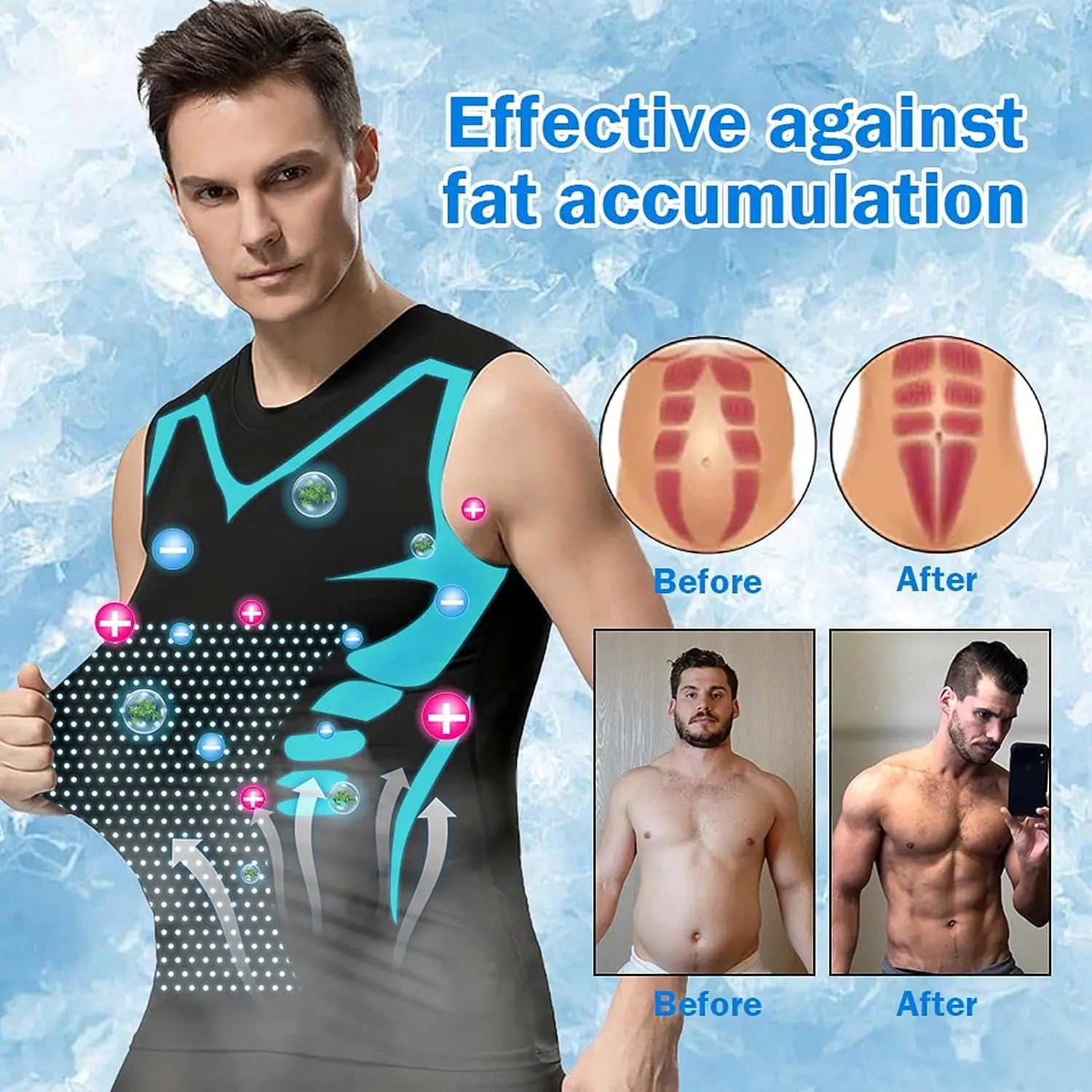 Men's summer shapewear,
ملابس داخلية صيفية رجالية لتشكيل الجسم،