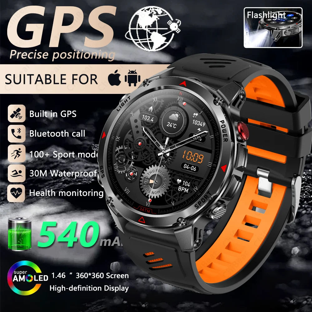 T-Rex 3 Smart Watch for Men, equipped with Global Positioning System (GPS)

ساعة T-Rex 3 الذكية للرجال، مزودة بنظام تحديد المواقع العالمي (GPS)