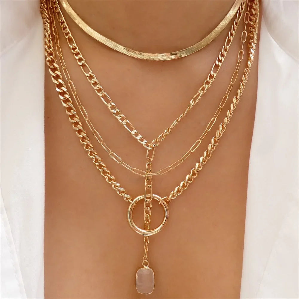 Gold Plated Coin Head Pendant