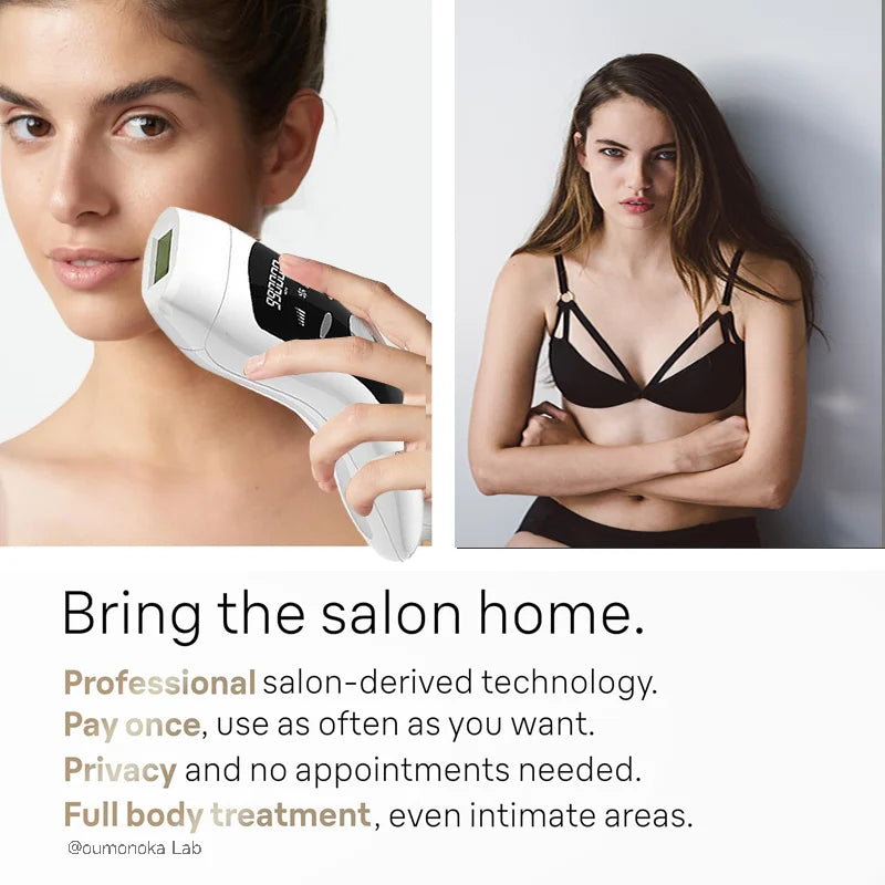 IPL hair removal device for home use for women and men