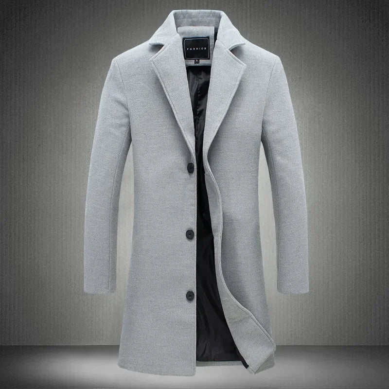 New long cotton coat for spring and autumn
معطف قطني طويل جديد لربيع وخريف