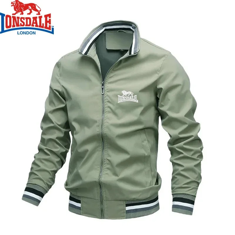 Men's embroidered jacket, suitable for autumn and winter, waterproof
جاكيت رجالي مطرز، مناسب لفصل الخريف والشتاء مقاوم للماء