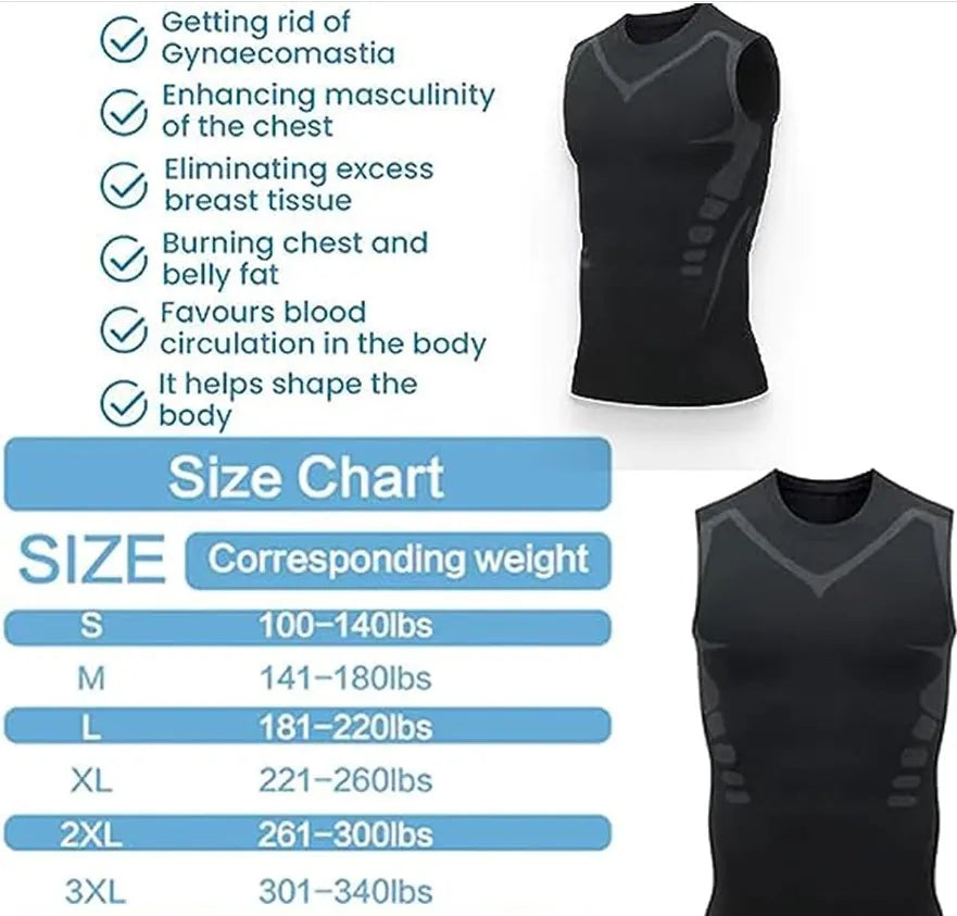 Men's summer shapewear,
ملابس داخلية صيفية رجالية لتشكيل الجسم،