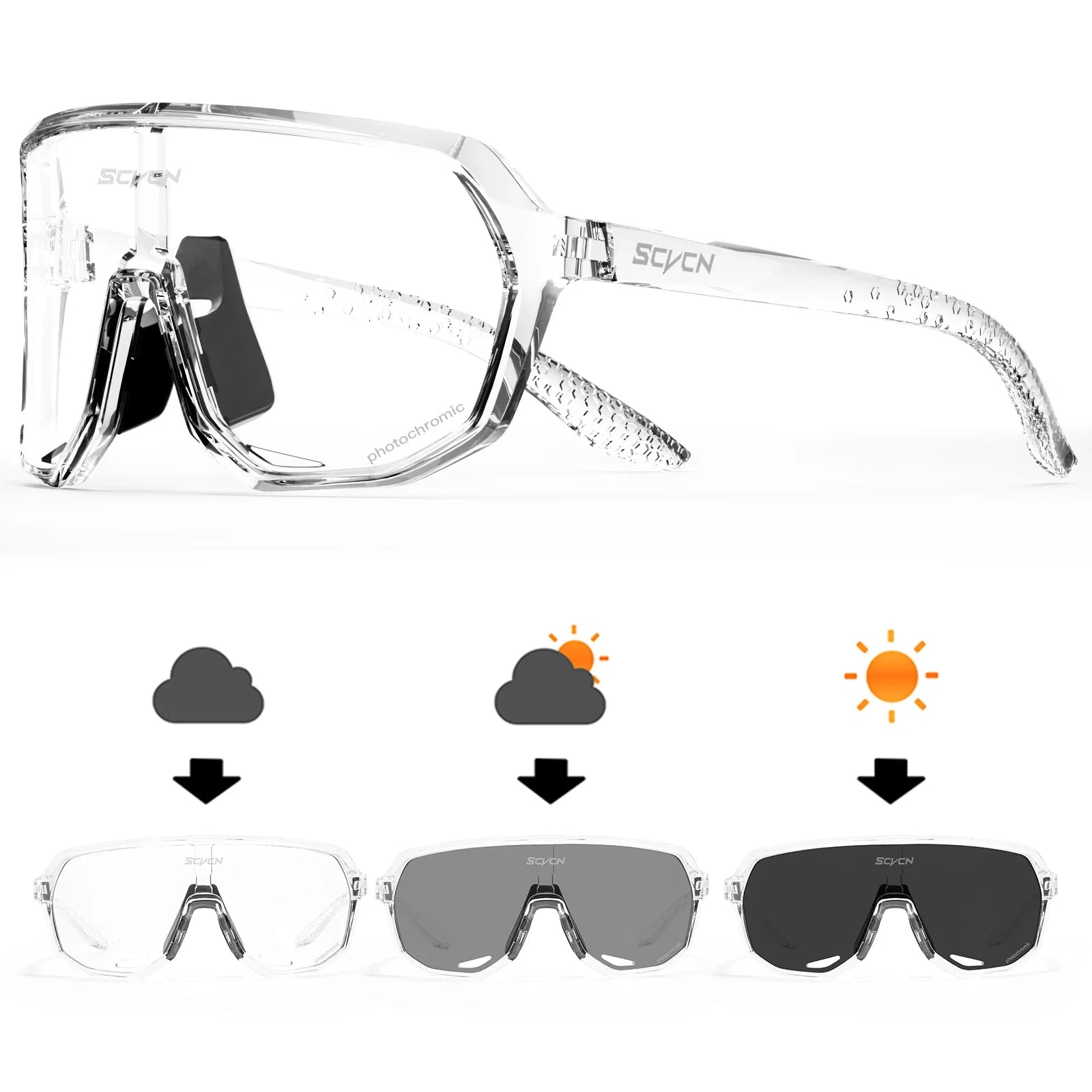 Road Cycling Glasses, UV400 Protection Glasses for Men and Women,