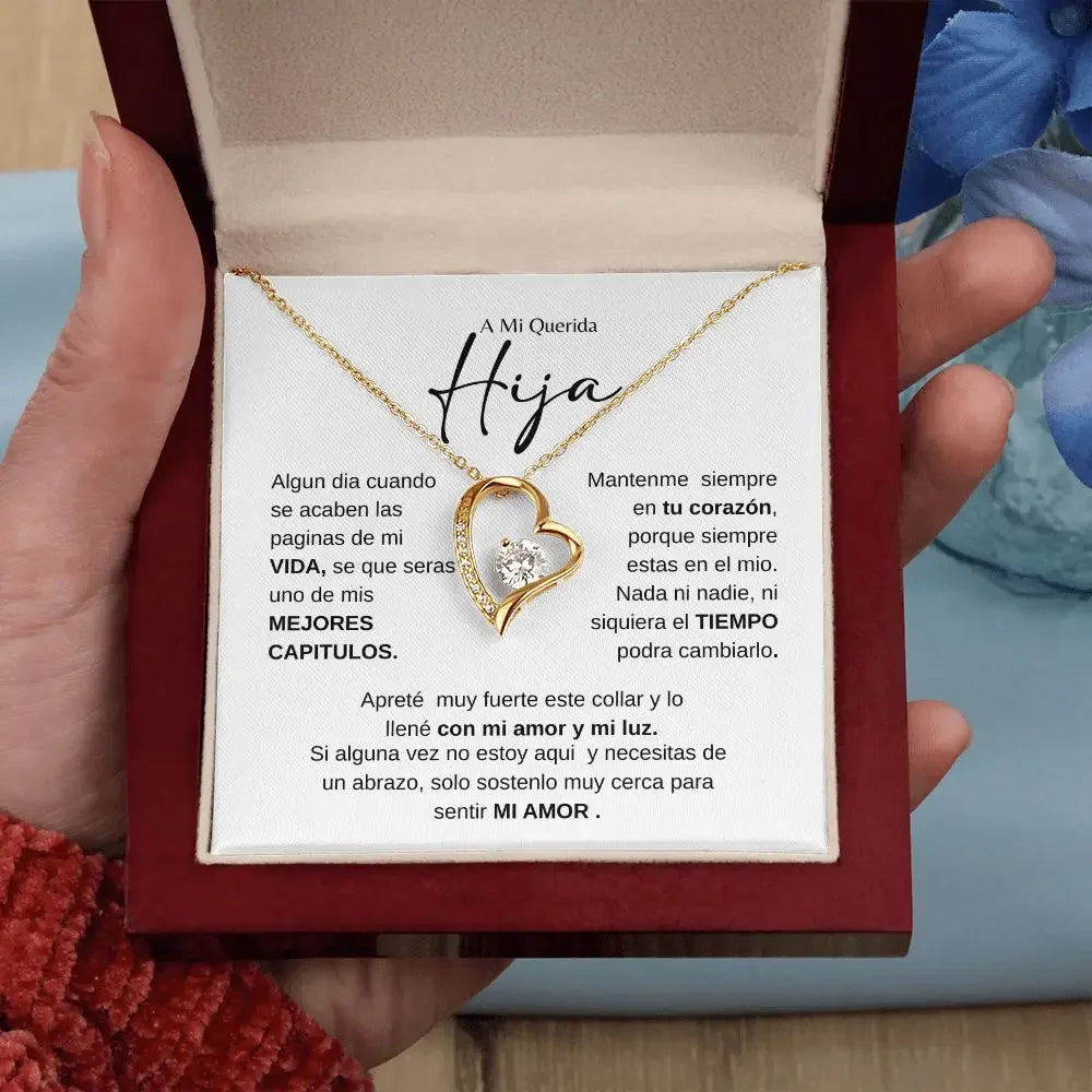 Spanish Chain Heart Shaped Necklace Girls Love Fashion Jewelry