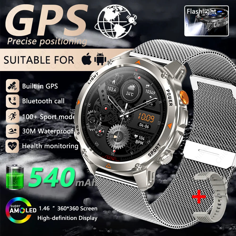 T-Rex 3 Smart Watch for Men, equipped with Global Positioning System (GPS)

ساعة T-Rex 3 الذكية للرجال، مزودة بنظام تحديد المواقع العالمي (GPS)