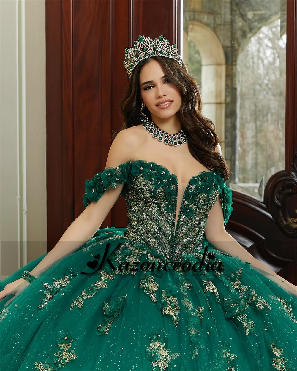 Floral Princess Cazon Dress