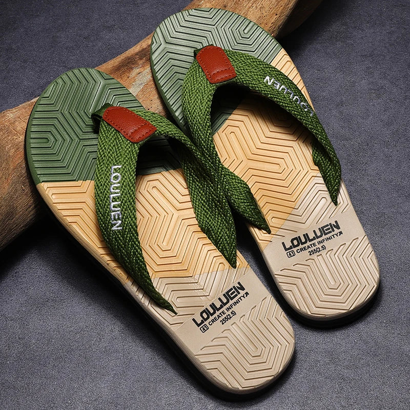 High quality men's slippers at a special price for summer
