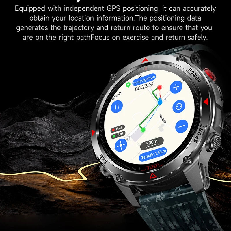 T-Rex 3 Smart Watch for Men, equipped with Global Positioning System (GPS)

ساعة T-Rex 3 الذكية للرجال، مزودة بنظام تحديد المواقع العالمي (GPS)