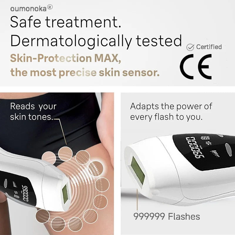 IPL hair removal device for home use for women and men
