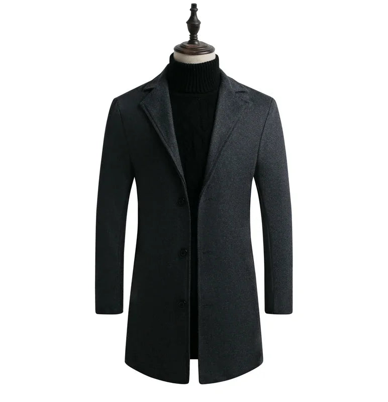 New long cotton coat for spring and autumn
معطف قطني طويل جديد لربيع وخريف