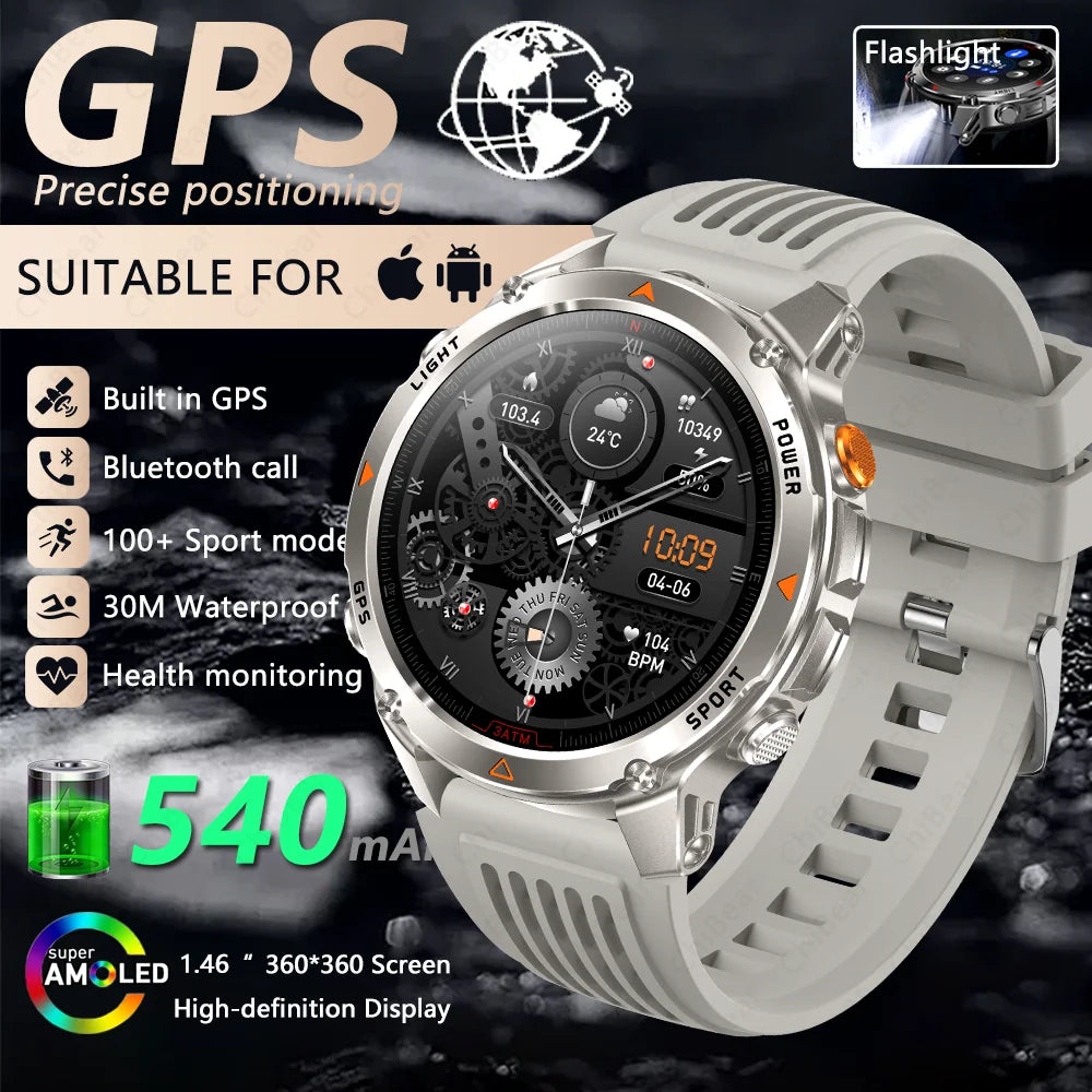 T-Rex 3 Smart Watch for Men, equipped with Global Positioning System (GPS)

ساعة T-Rex 3 الذكية للرجال، مزودة بنظام تحديد المواقع العالمي (GPS)