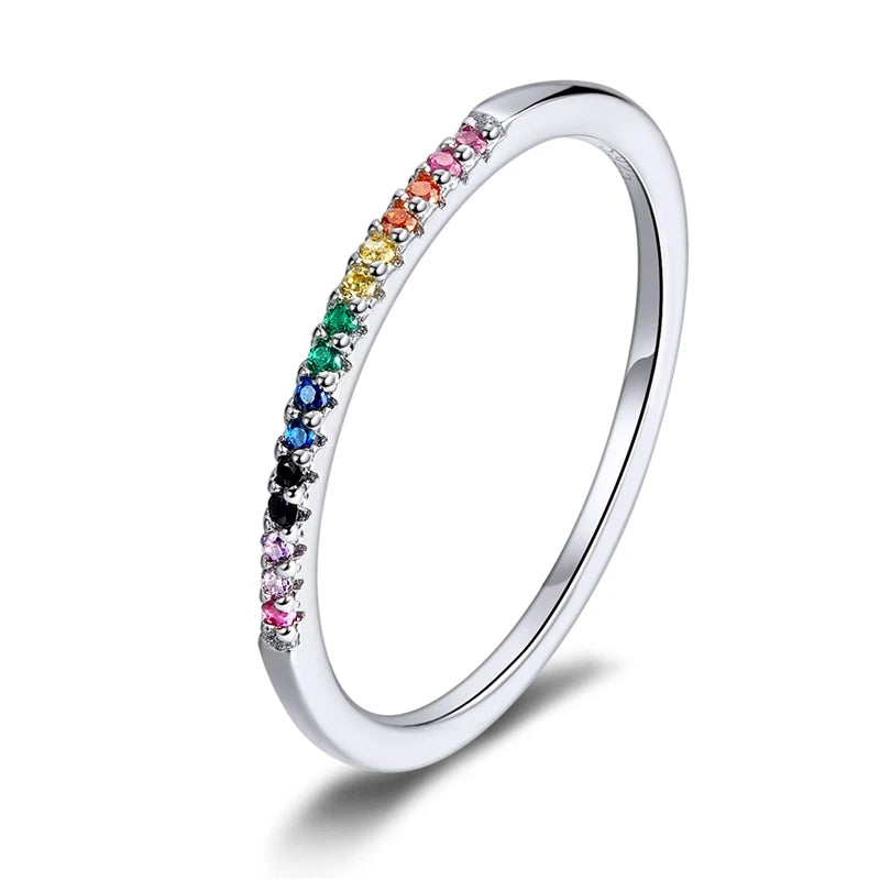 Simple 925 Sterling Silver Rings for Women