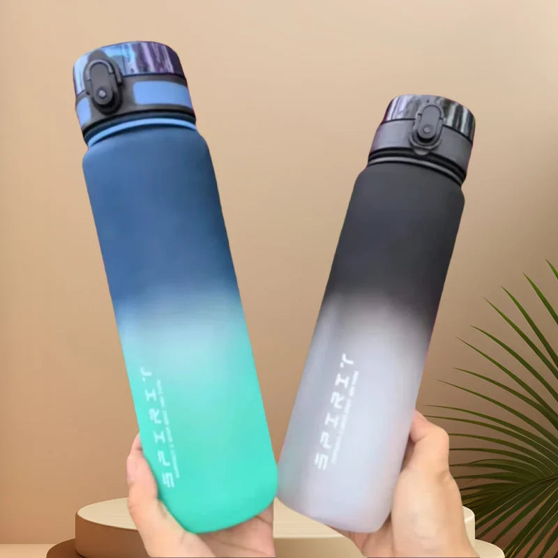 Large sports water bottle suitable for outdoor travel