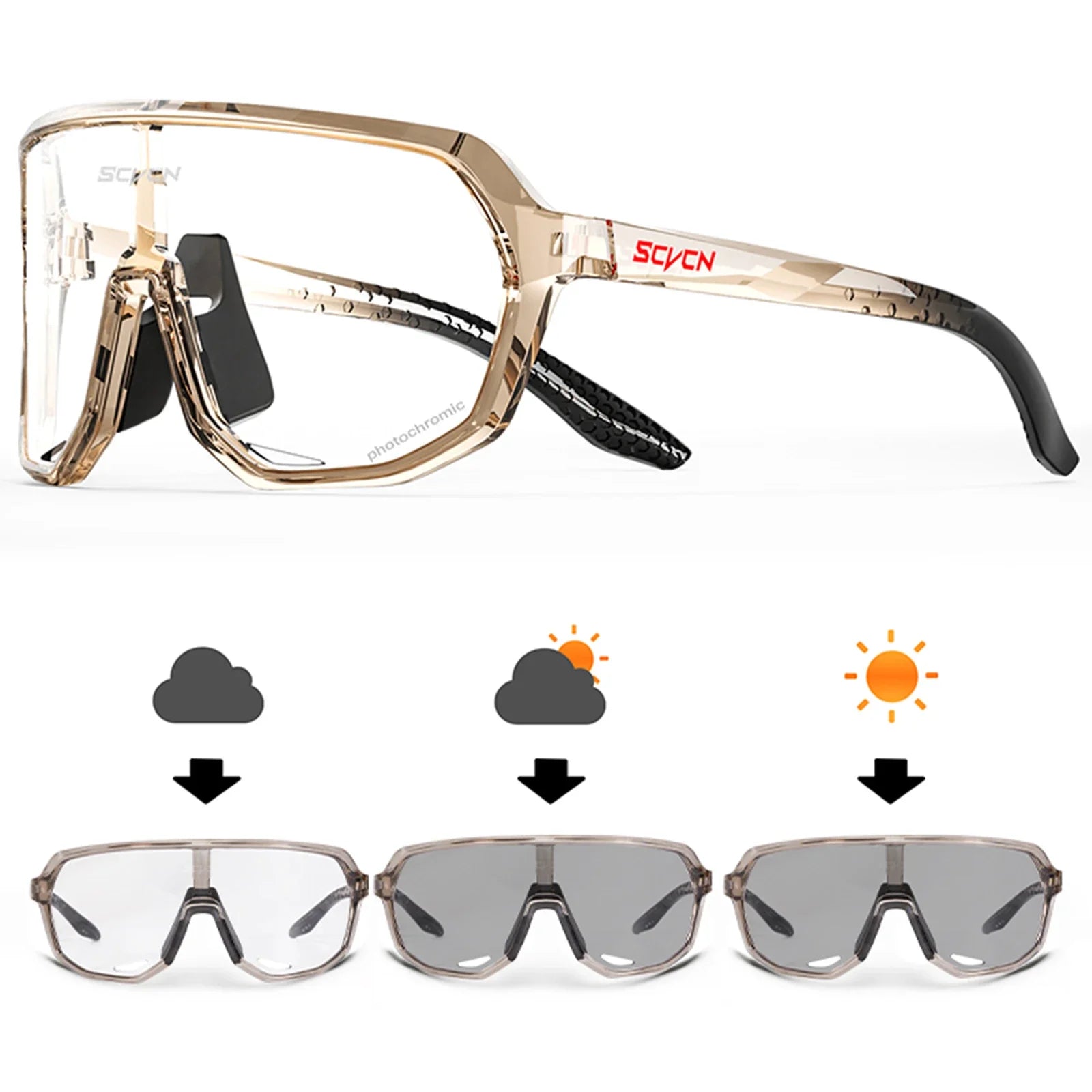 Road Cycling Glasses, UV400 Protection Glasses for Men and Women,