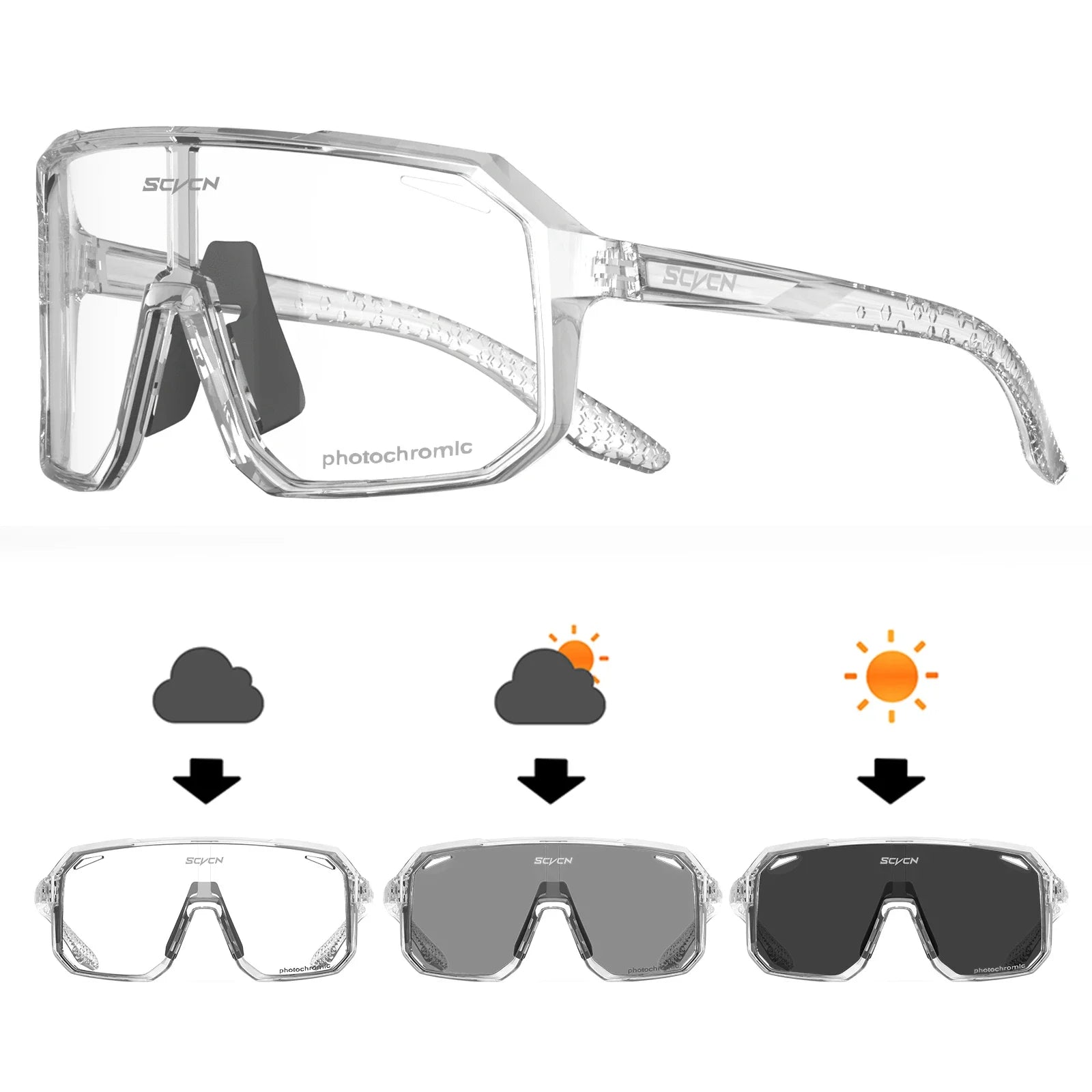 Road Cycling Glasses, UV400 Protection Glasses for Men and Women,