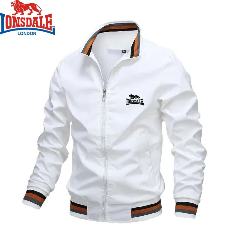 Men's embroidered jacket, suitable for autumn and winter, waterproof
جاكيت رجالي مطرز، مناسب لفصل الخريف والشتاء مقاوم للماء