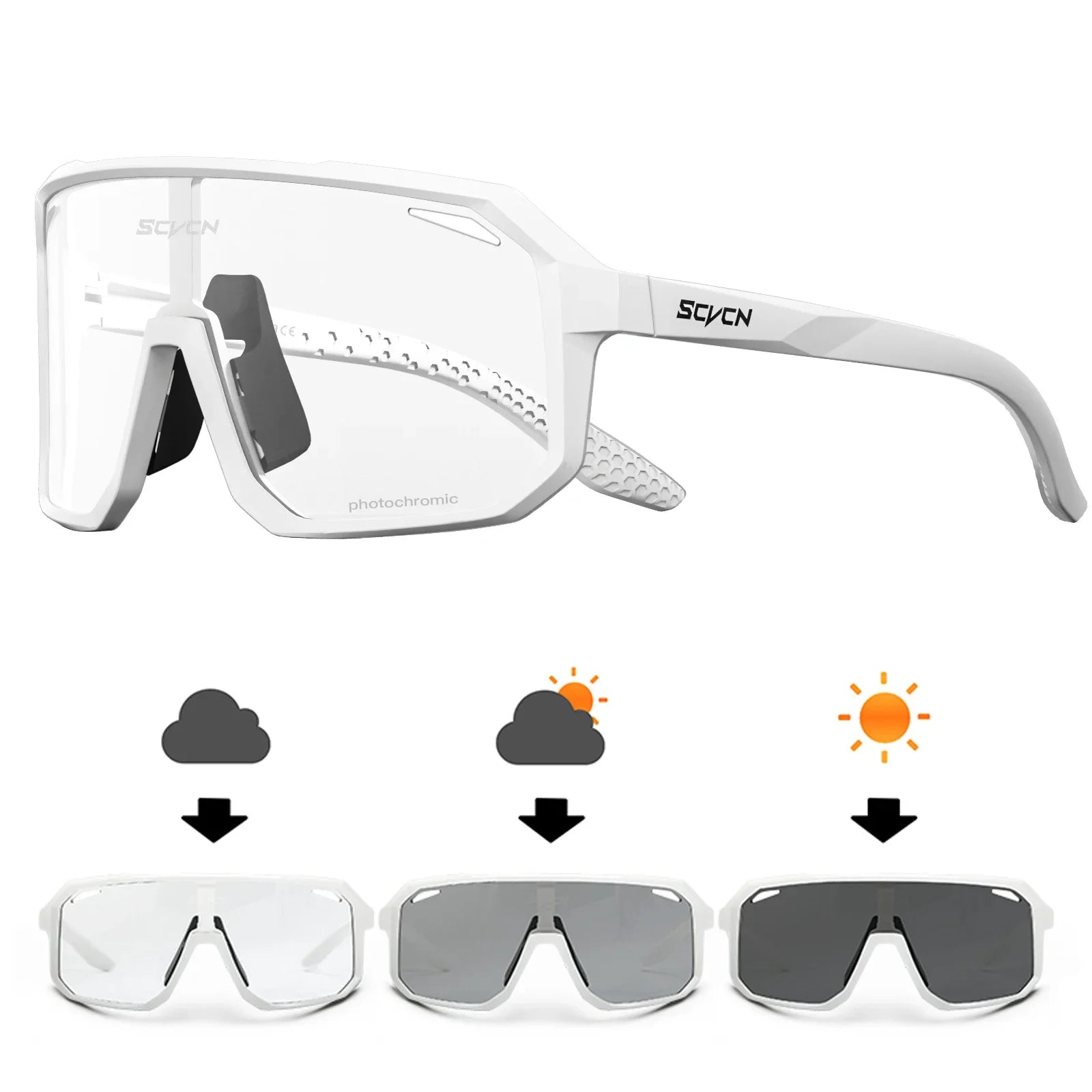 Road Cycling Glasses, UV400 Protection Glasses for Men and Women,