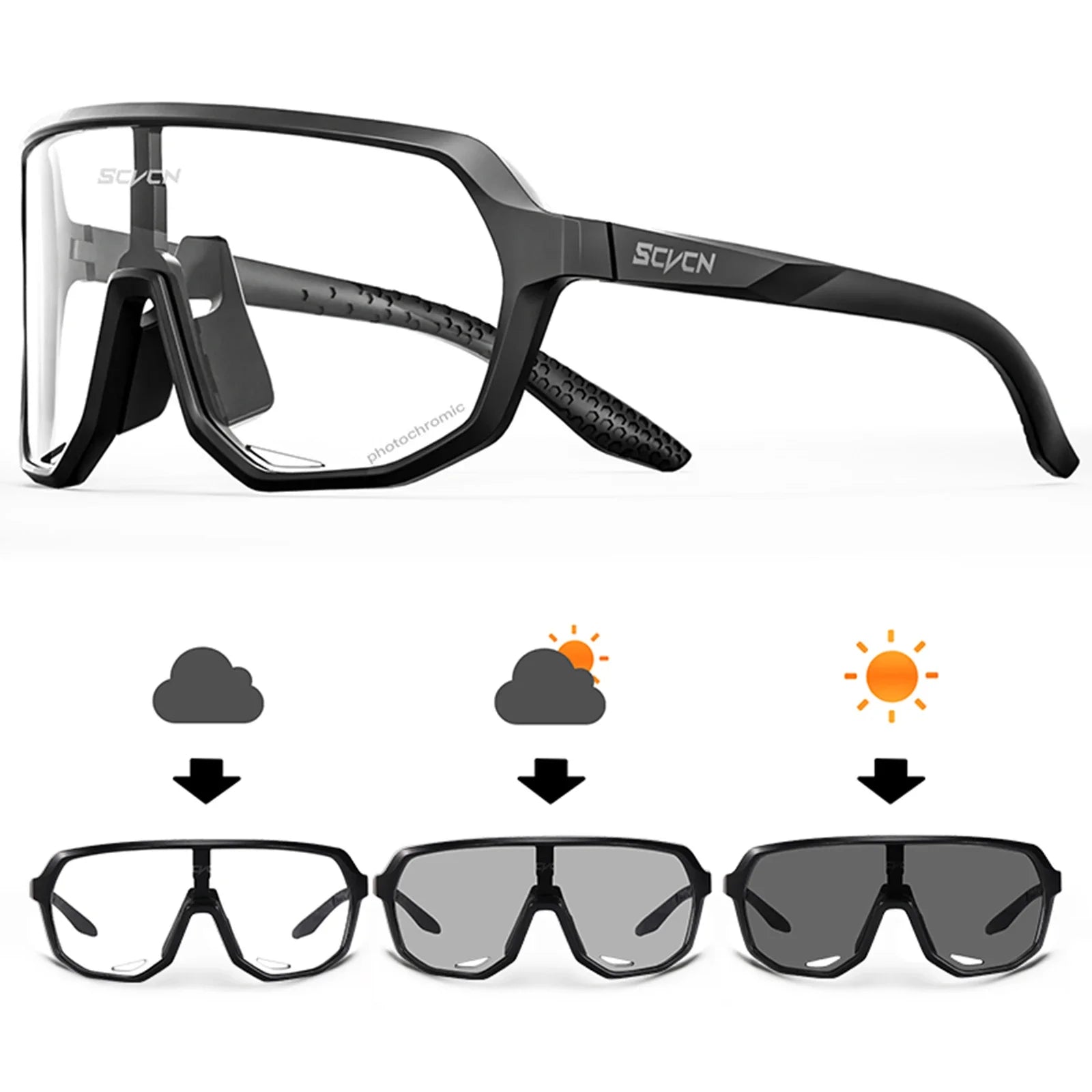 Road Cycling Glasses, UV400 Protection Glasses for Men and Women,