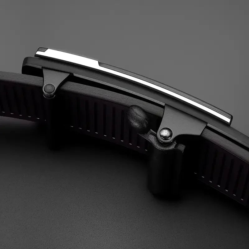 Men's Stylish Leather Belt with Automatic Buckle