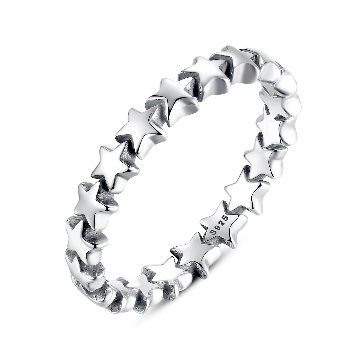 Simple 925 Sterling Silver Rings for Women