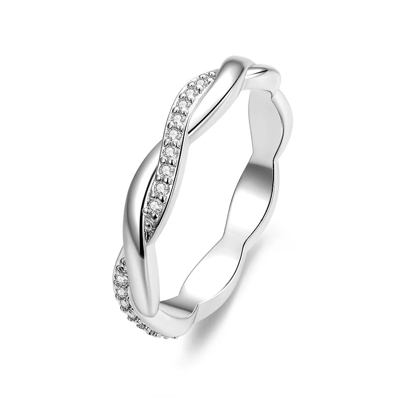 Simple 925 Sterling Silver Rings for Women