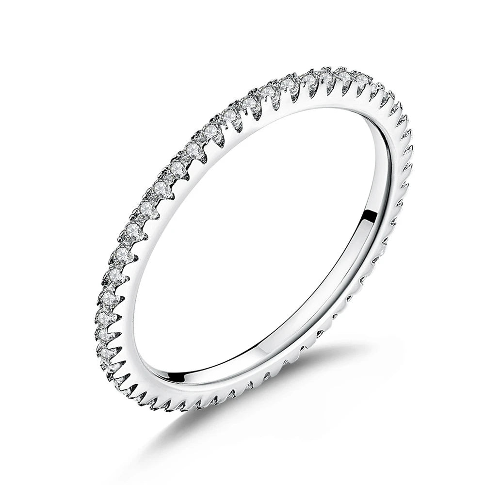 Simple 925 Sterling Silver Rings for Women