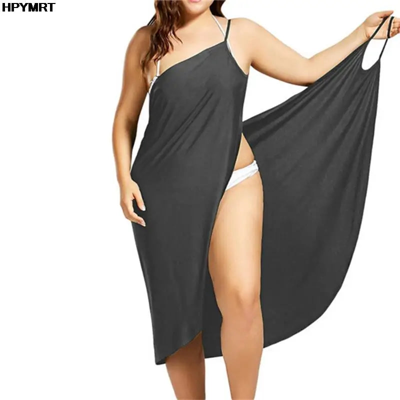 Women's summer dress, solid color, with crisscross straps, sleeveless, suitable for the beach, skirt top
