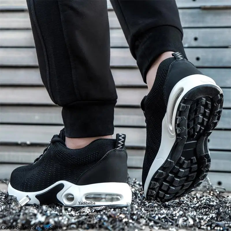 Steel toe safety shoes for men and women