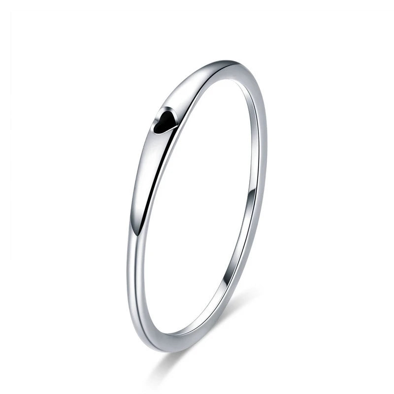 Simple 925 Sterling Silver Rings for Women