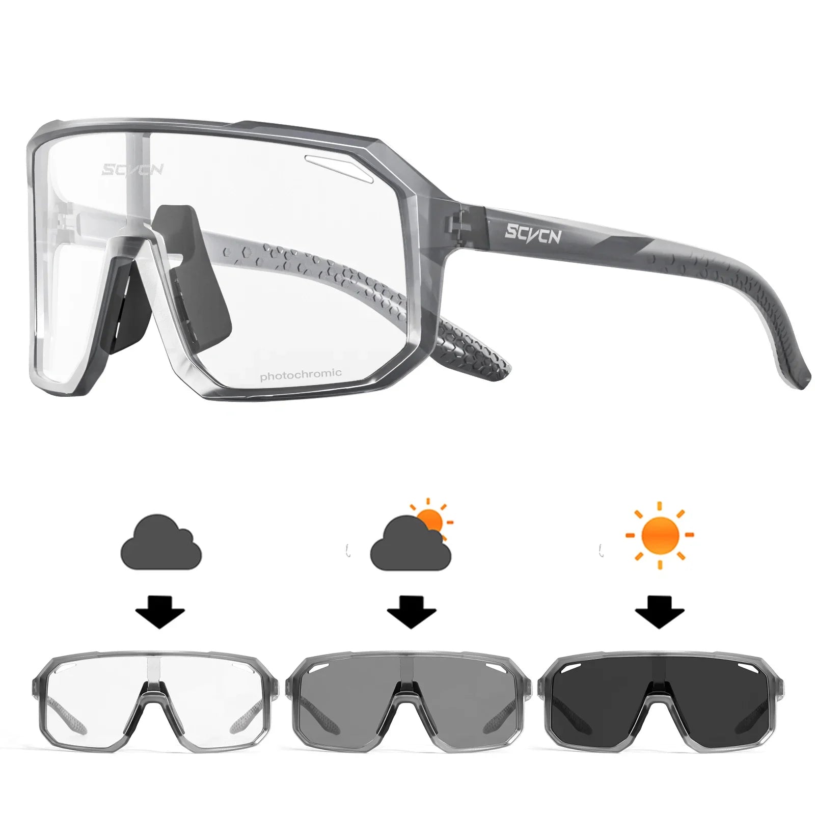 Road Cycling Glasses, UV400 Protection Glasses for Men and Women,