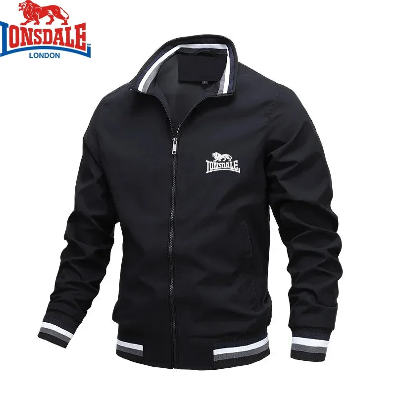 Men's embroidered jacket, suitable for autumn and winter, waterproof
جاكيت رجالي مطرز، مناسب لفصل الخريف والشتاء مقاوم للماء