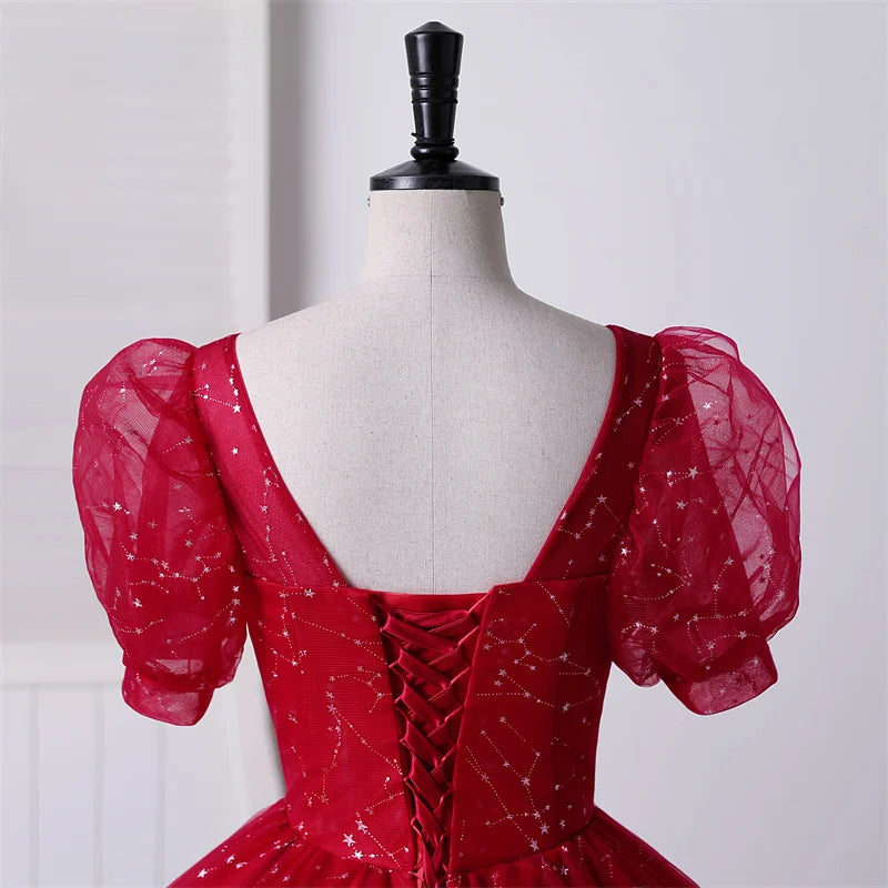 Vintage Lace Quinceanera Prom Dress