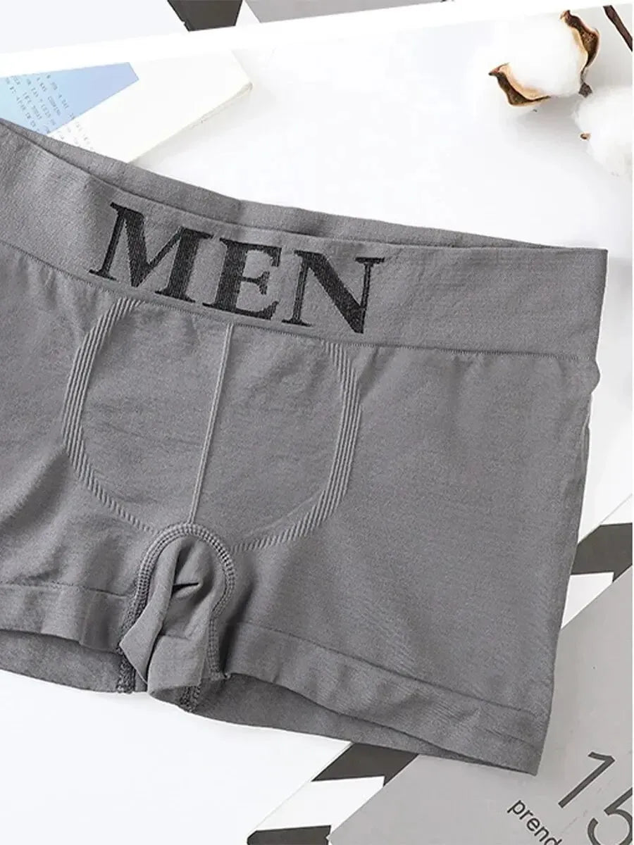 packs of men's high-elasticity boxer briefs