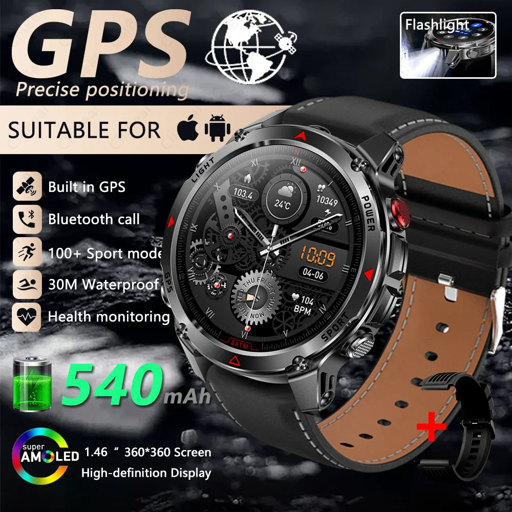 T-Rex 3 Smart Watch for Men, equipped with Global Positioning System (GPS)

ساعة T-Rex 3 الذكية للرجال، مزودة بنظام تحديد المواقع العالمي (GPS)