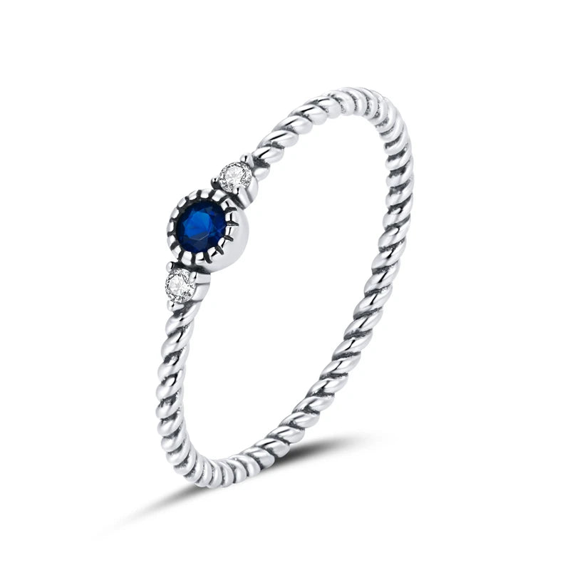Simple 925 Sterling Silver Rings for Women
